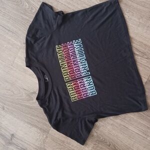Born Primitive Black Crop Tee-M